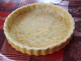 Pâte à tarte très vanillée