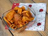 Pâtes aux boulettes de viandes (Cookeo)