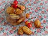 Petites madeleines citron / cerises