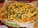 Quiche au saumon, aux asperges vertes et au St Moret