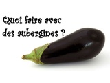 Quoi faire avec des aubergines