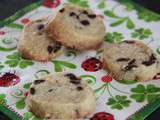 Shortbreads aux pépites de chocolat