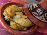 Tajine de poulet aux poires, miel et cannelle