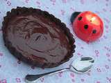 Tarte à la mousse au chocolat (pour dessert en amoureux...)