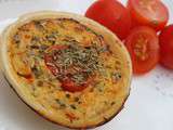 Tartelettes tomates, courgette et ciboulette