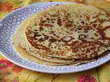 Toutes mes recettes de crêpes... versions sucrées... mais également salées.. (index de recettes)