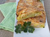 Tresse feuilletée courgettes Vache qui rit