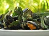 Moules à la  salvia 