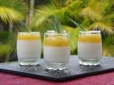 Panna Cotta au coulis d'ananas