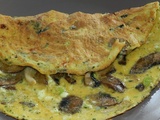 Omelette aux champignons