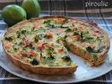 Quiche au brocoli et saumon fumé d'Annaelle