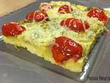 Polenta/pizz pesto et tomates