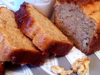 Banana bread léger aux noix et miel