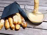 Churros au four et sauce aux chouchoux