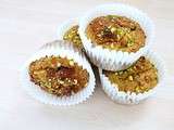 Muffins myrtilles et pistaches