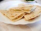 Quesadillas au fromage et poulet