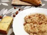 Risotto au morbier et noisettes {comfort food}