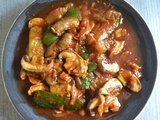 Champignons et courgettes à l'asiatique