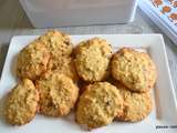 Cookies aux flocons d'avoine, noisette et chocolat