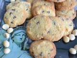 Cookies aux noix de macadamia et pépites de chocolat