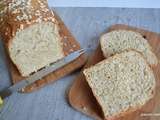 Pain de mie aux flocons d'avoine et miel