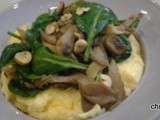 Polenta aux champignons