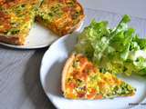 Quiche à la courge bleue de hongrie et choux kale