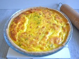 Tarte aux lentilles corail et au curry de légumes