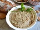 Tartinade de lentillons de Champagne-amandes-noisettes et fines herbes