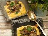 Polenta crémeuse aux champignons