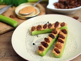 Ants on a log - Snack healthy pour petits américains