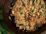 Bihun goreng - Vermicelles de riz sautées à l'indonésienne