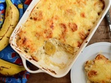 Gratin de banane jaune - Bananes plantain en gratin sucré-salé, un classique aux Antilles