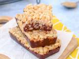 Barres croustillantes au chocolat et riz soufflé