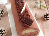 Bûche poire chocolat {vegan}