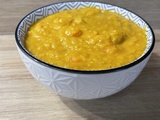 Dhal de lentilles Corail et Patate Douce avec ou sans Thermomix