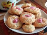 Macarons à l’ancienne aux pralines roses