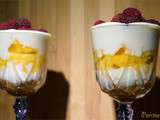 Trifles revisités spéculoos, mangue et framboises