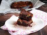 Brownie Marbré au Chocolat noir et Chocolat blanc