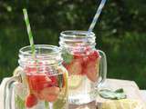 Detox Water: Fraises, Citron & Menthe