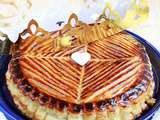 Galette des rois à la crème d'amandes rhum-vanille