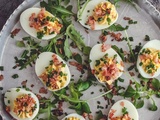 Oeufs mimosa au bacon