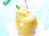 Smoothie Mangue, Pommes, Citron, Menthe & Miel