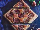 Tarte aux figues, amandes et vanille