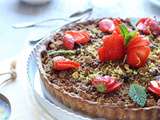 Tarte aux Fraises & Streusel Pistaches (pas comme les autres....)