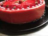 Entremets fraises citron vert