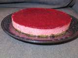 Entremets framboises-spéculoos