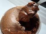 Mousse au chocolat cuite comme un soufflé