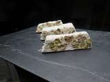 Nougat aux pistaches et noix de pécan