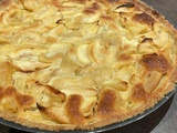 Tarte aux pommes et crème d'amande